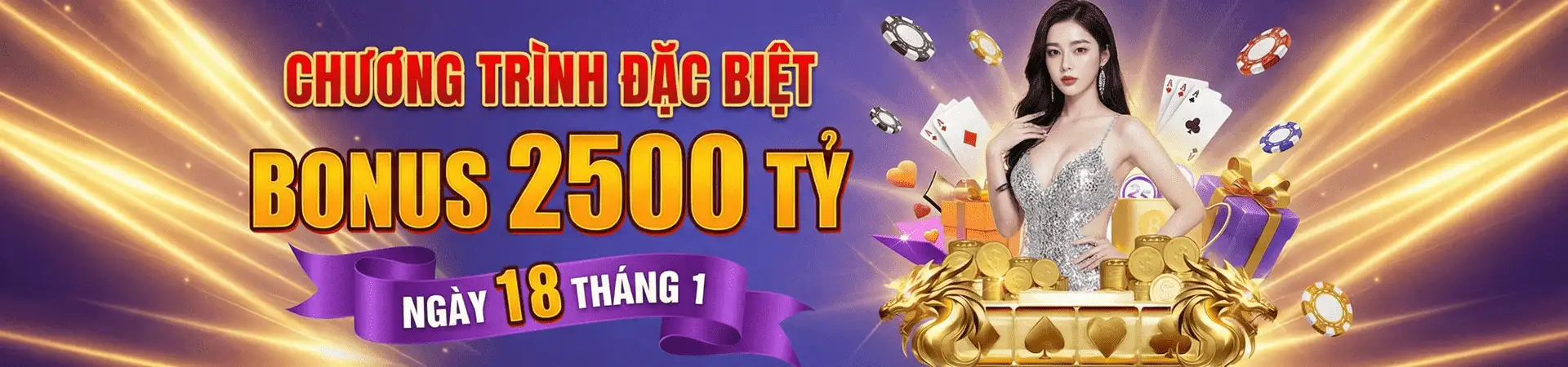 Banner nhận thưởng liền tay  cho thành viên mới